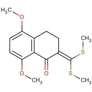 87711-92-0  1(2H)-Naphthalenone,2-[bis(methylthio)methylene]-3,4-dihydro-5,8-dimethoxy-