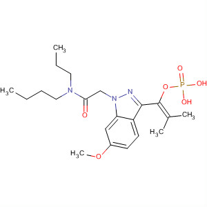 877144-17-7  1H-Indazole-1-acetamide,N-butyl-6-methoxy-3-[2-methyl-1-(phosphonooxy)-1-propenyl]-N-propyl-