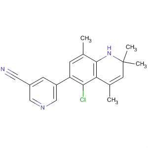 877161-47-2  3-Pyridinecarbonitrile,5-(5-chloro-1,2-dihydro-2,2,4,8-tetramethyl-6-quinolinyl)-