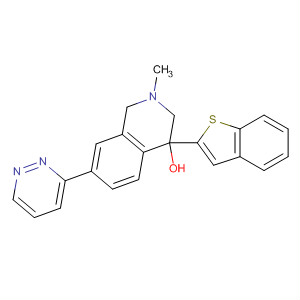 877246-93-0  4-Isoquinolinol,4-benzo[b]thien-2-yl-1,2,3,4-tetrahydro-2-methyl-7-(3-pyridazinyl)-