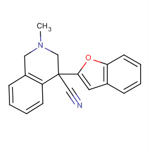 877252-75-0  4-Isoquinolinecarbonitrile,4-(2-benzofuranyl)-1,2,3,4-tetrahydro-2-methyl- 877252-75-0  4-Isoquinolinecarbonitrile,4-(2-benzofuranyl)-1,2,3,4-tetrahydro-2-methyl-