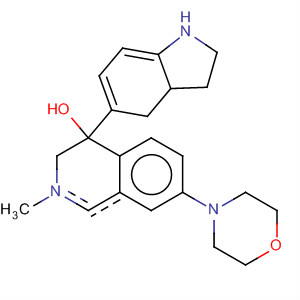 877257-48-2  4-Isoquinolinol,1,2,3,4-tetrahydro-4-(1H-indol-5-yl)-2-methyl-7-(4-morpholinyl)- 877257-48-2  4-Isoquinolinol,1,2,3,4-tetrahydro-4-(1H-indol-5-yl)-2-methyl-7-(4-morpholinyl)-