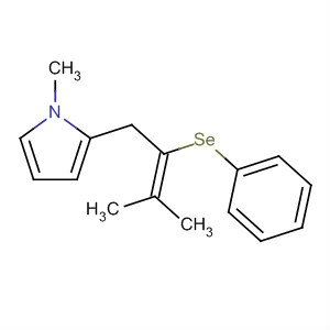 87728-80-1  1H-Pyrrole, 1-methyl-2-[3-methyl-2-(phenylseleno)-2-butenyl]-