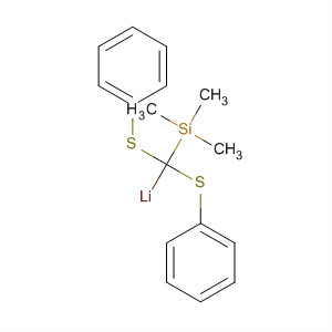 87729-88-2  Lithium, [bis(phenylthio)(trimethylsilyl)methyl]-