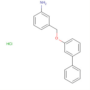 87740-30-5  Benzenamine, 3-[([1,1'-biphenyl]-3-yloxy)methyl]-, hydrochloride