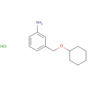 87740-34-9  Benzenamine, 3-[(cyclohexyloxy)methyl]-, hydrochloride