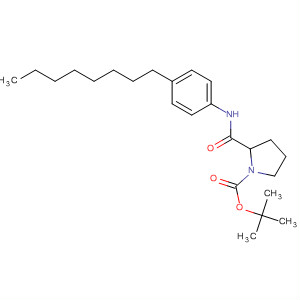 877593-47-0  1-Pyrrolidinecarboxylic acid, 2-[[(4-octylphenyl)amino]carbonyl]-,1,1-dimethylethyl ester, (2R)-