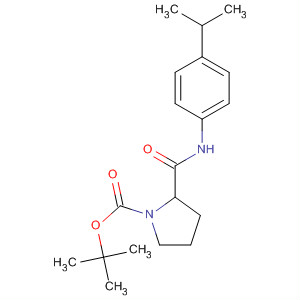 877593-48-1  1-Pyrrolidinecarboxylic acid,2-[[[4-(1-methylethyl)phenyl]amino]carbonyl]-, 1,1-dimethylethyl ester,(2R)-