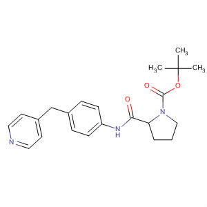 877593-52-7  1-Pyrrolidinecarboxylic acid,2-[[[4-(4-pyridinylmethyl)phenyl]amino]carbonyl]-, 1,1-dimethylethylester, (2R)-