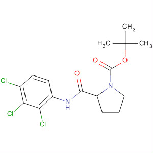 877594-03-1  1-Pyrrolidinecarboxylic acid, 2-[[(2,3,4-trichlorophenyl)amino]carbonyl]-,1,1-dimethylethyl ester, (2R)-