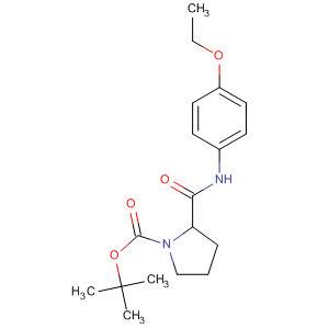 877594-23-5  1-Pyrrolidinecarboxylic acid, 2-[[(4-ethoxyphenyl)amino]carbonyl]-,1,1-dimethylethyl ester, (2R)-