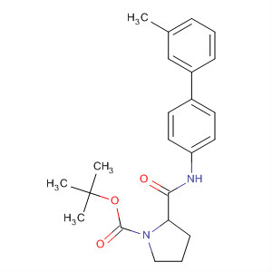 877594-63-3  1-Pyrrolidinecarboxylic acid,2-[[(3'-methyl[1,1'-biphenyl]-4-yl)amino]carbonyl]-, 1,1-dimethylethylester, (2R)-