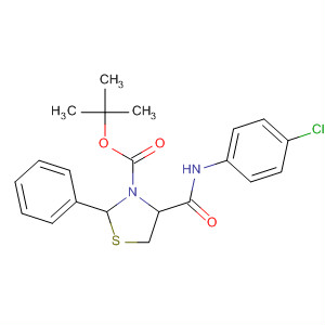 877594-94-0  3-Thiazolidinecarboxylic acid,4-[[(4-chlorophenyl)amino]carbonyl]-2-phenyl-, 1,1-dimethylethyl ester