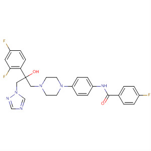 877611-95-5  Benzamide,N-[4-[4-[2-(2,4-difluorophenyl)-2-hydroxy-3-(1H-1,2,4-triazol-1-yl)propyl]-1-piperazinyl]phenyl]-4-fluoro-