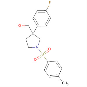 877614-71-6  3-Pyrrolidinecarboxaldehyde,3-(4-fluorophenyl)-1-[(4-methylphenyl)sulfonyl]-