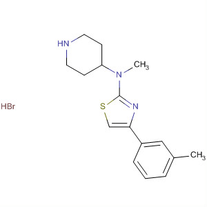 874536-40-0  4-Piperidinamine, N-methyl-N-[4-(3-methylphenyl)-2-thiazolyl]-,monohydrobromide