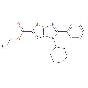 874571-94-5  1H-Thieno[2,3-d]imidazole-5-carboxylic acid, 1-cyclohexyl-2-phenyl-,ethyl ester