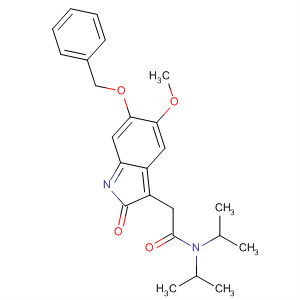 874634-80-7  1H-Indole-3-acetamide,5-methoxy-N,N-bis(1-methylethyl)-a-oxo-6-(phenylmethoxy)-