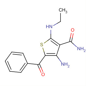 874659-13-9  3-Thiophenecarboxamide, 4-amino-5-benzoyl-2-(ethylamino)-