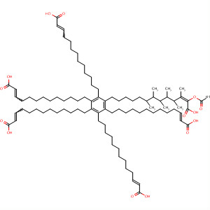 874662-22-3  2-Tridecenoic acid,13,13',13'',13''',13'''',13'''''-(1,2,3,4,5,6-benzenehexayl)hexakis-,hexamethyl ester, (2E,2'E,2''E,2'''E,2''''E,2'''''E)-