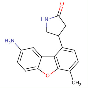 874672-98-7  2-Pyrrolidinone, 4-(8-amino-4-methyl-1-dibenzofuranyl)-