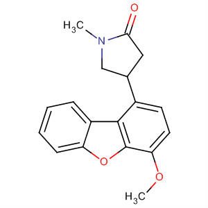 874673-22-0  2-Pyrrolidinone, 4-(4-methoxy-1-dibenzofuranyl)-1-methyl-