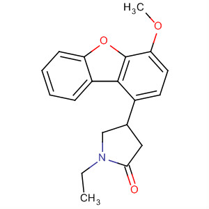 874673-29-7  2-Pyrrolidinone, 1-ethyl-4-(4-methoxy-1-dibenzofuranyl)-