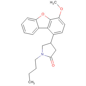 874673-31-1  2-Pyrrolidinone, 1-butyl-4-(4-methoxy-1-dibenzofuranyl)-