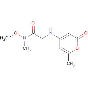 874745-71-8  Acetamide,N-methoxy-N-methyl-2-[(6-methyl-2-oxo-2H-pyran-4-yl)amino]-
