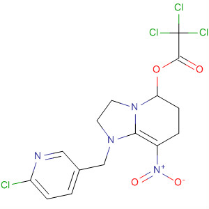 874750-65-9  Acetic acid, trichloro-,1-[(6-chloro-3-pyridinyl)methyl]-1,2,3,5,6,7-hexahydro-8-nitroimidazo[1,2-a]pyridin-5-yl ester