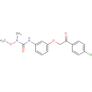 87476-06-0  Urea,N'-[3-[2-(4-chlorophenyl)-2-oxoethoxy]phenyl]-N-methoxy-N-methyl-