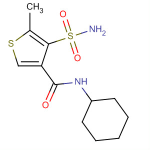874760-49-3  3-Thiophenecarboxamide, 4-(aminosulfonyl)-N-cyclohexyl-5-methyl-
