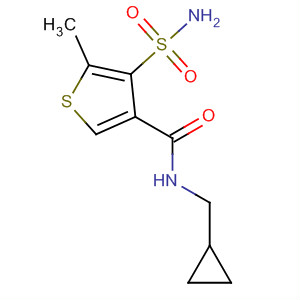874760-51-7  3-Thiophenecarboxamide,4-(aminosulfonyl)-N-(cyclopropylmethyl)-5-methyl-