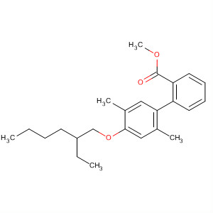 874771-50-3  [1,1'-Biphenyl]-2-carboxylic acid, 4'-[(2-ethylhexyl)oxy]-2',5'-dimethyl-,methyl ester