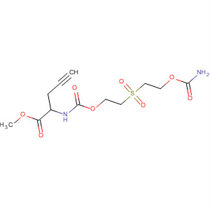 874801-95-3  4-Pentynoic acid,2-[[[2-[[2-[(aminocarbonyl)oxy]ethyl]sulfonyl]ethoxy]carbonyl]amino]-,methyl ester, (2S)-