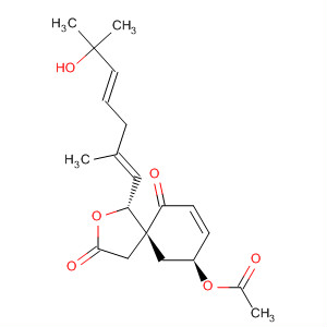 874816-36-1  2-Oxaspiro[4.5]dec-7-ene-3,6-dione,9-(acetyloxy)-1-[(1E,4E)-6-hydroxy-2,6-dimethyl-1,4-heptadienyl]-,(1R,5R,9S)-