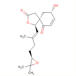 874816-42-9  2-Oxaspiro[4.5]dec-7-ene-3,6-dione,1-[(1E)-4-[(2R)-3,3-dimethyloxiranyl]-2-methyl-1-butenyl]-9-hydroxy-,(1R,5R,9S)-
