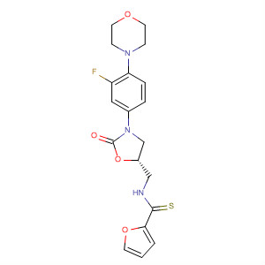 874819-76-8  2-Furancarbothioamide,N-[[(5S)-3-[3-fluoro-4-(4-morpholinyl)phenyl]-2-oxo-5-oxazolidinyl]methyl]-