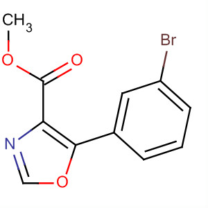 874827-20-0  4-Oxazolecarboxylic acid, 5-(3-bromophenyl)-, methyl ester 874827-20-0  4-Oxazolecarboxylic acid, 5-(3-bromophenyl)-, methyl ester