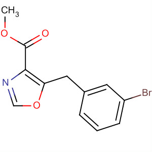 874827-21-1  4-Oxazolecarboxylic acid, 5-[(3-bromophenyl)methyl]-, methyl ester