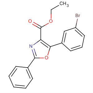 874827-22-2  4-Oxazolecarboxylic acid, 5-(3-bromophenyl)-2-phenyl-, ethyl ester 874827-22-2  4-Oxazolecarboxylic acid, 5-(3-bromophenyl)-2-phenyl-, ethyl ester