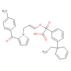 874827-63-1  [1,1'-Biphenyl]-2-carboxylic acid,3'-[(1E)-3-[2-(4-methylbenzoyl)-1H-pyrrol-1-yl]-1-propenyl]-, ethyl ester