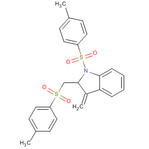 874911-15-6  1H-Indole,2,3-dihydro-3-methylene-1-[(4-methylphenyl)sulfonyl]-2-[[(4-methylphenyl)sulfonyl]methyl]-