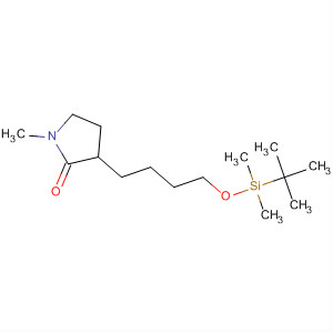 874915-59-0  2-Pyrrolidinone,3-[4-[[(1,1-dimethylethyl)dimethylsilyl]oxy]butyl]-1-methyl-