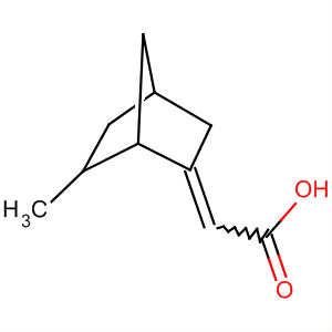 87494-95-9  Acetic acid, (6-methylbicyclo[2.2.1]hept-2-ylidene)-, exo-