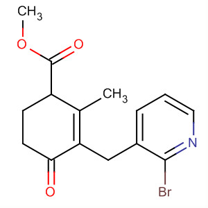 874947-66-7  2-Cyclohexene-1-carboxylic acid,3-[(2-bromo-3-pyridinyl)methyl]-2-methyl-4-oxo-, methyl ester