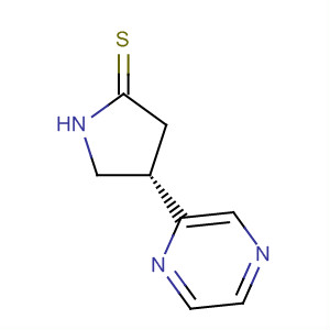 874949-91-4  2-Pyrrolidinethione, 4-pyrazinyl-, (4S)-