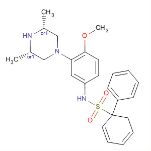874956-36-2  [1,1'-Biphenyl]-4-sulfonamide,N-[3-[(3R,5S)-3,5-dimethyl-1-piperazinyl]-4-methoxyphenyl]-, rel-