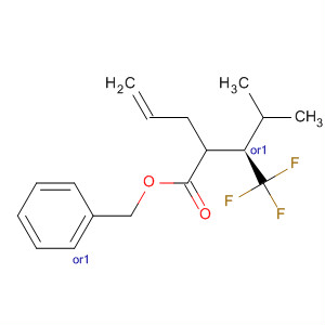874974-58-0  4-Pentenoic acid, 2-[(1R)-2-methyl-1-(trifluoromethyl)propyl]-,phenylmethyl ester, (2S)-rel-