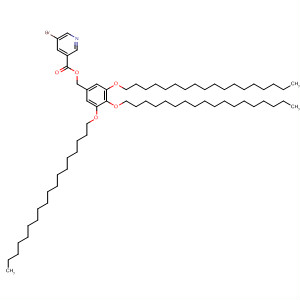 874975-15-2  3-Pyridinecarboxylic acid, 5-bromo-,[3,4,5-tris(octadecyloxy)phenyl]methyl ester